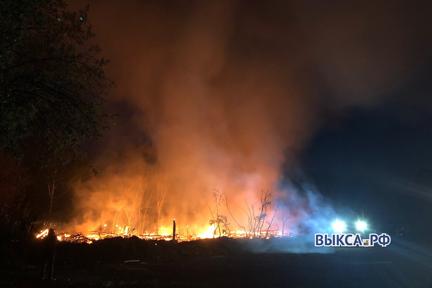 Пожар на улице Жилкооперации